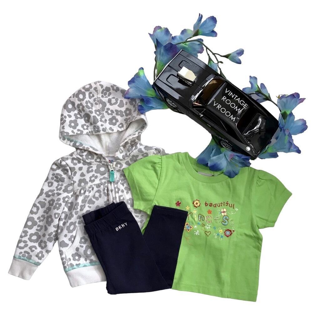 DKNY, Circo, and Athletic Works Assorted Clothing Bundle Girls 18M